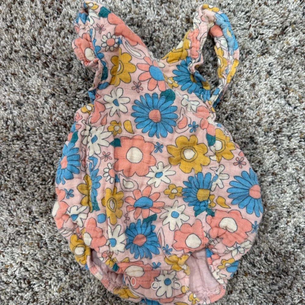 Angel Dear Floral Diaper Cover - Pink, Blue, Yellow